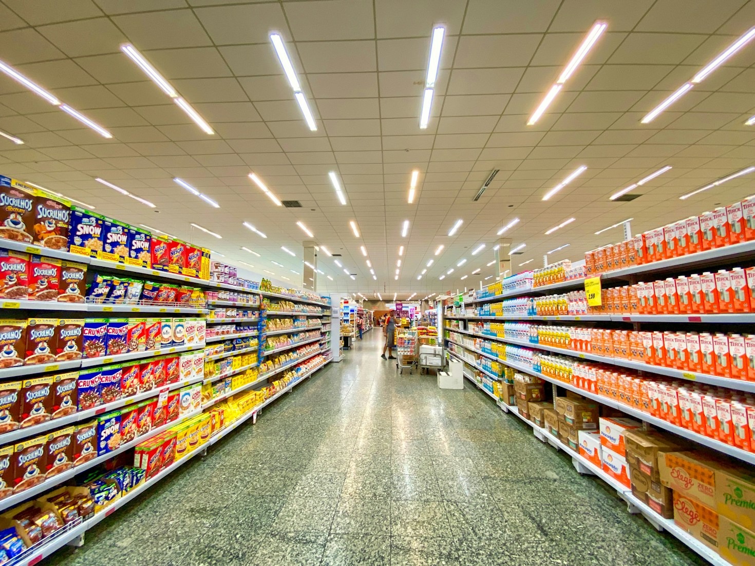 Comparação de preços entre mercados americanos